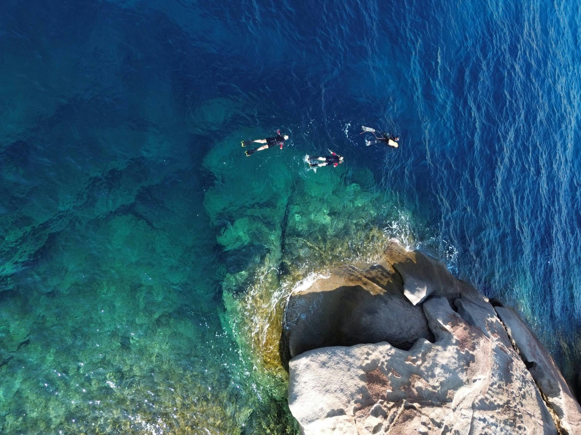 Snorkeling at Sunset with Aperitif