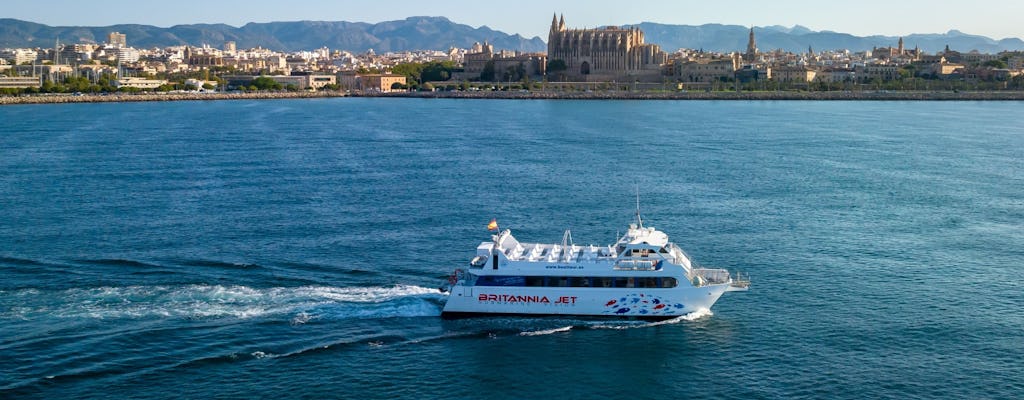 Billete de ferry de ida y vuelta de Palma a Magaluf con Cruceros Costa Calvia