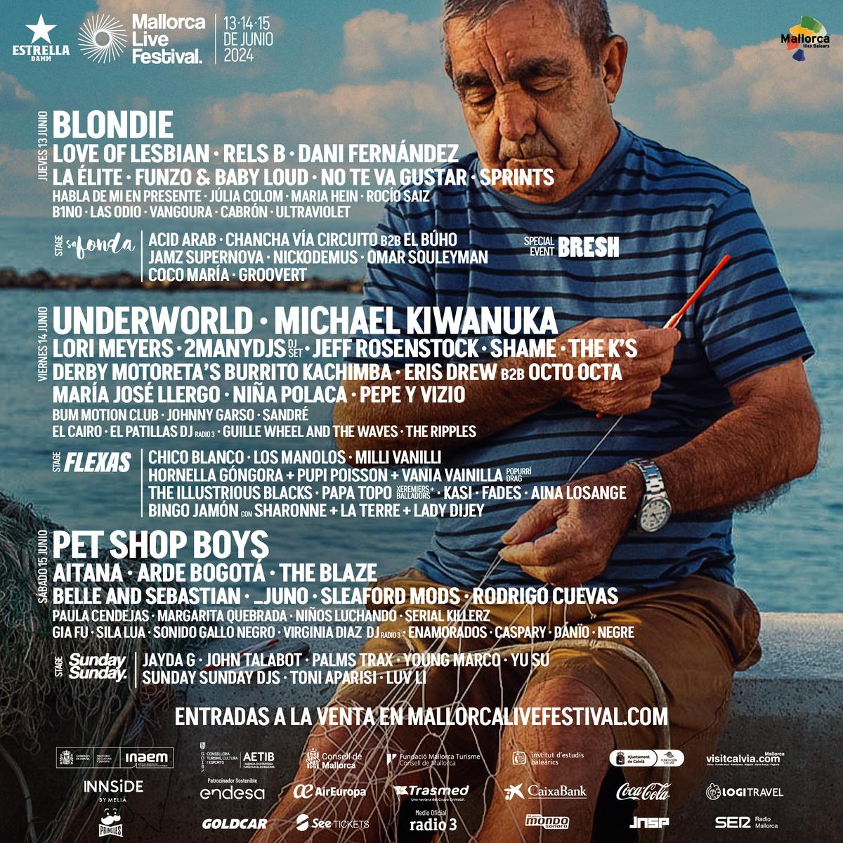 Billet 2 jours (jeudi+samedi) Mallorca Live Festival 2024