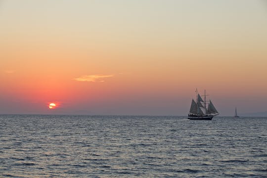 Santorini Volcano Cruise with Sunset Dinner