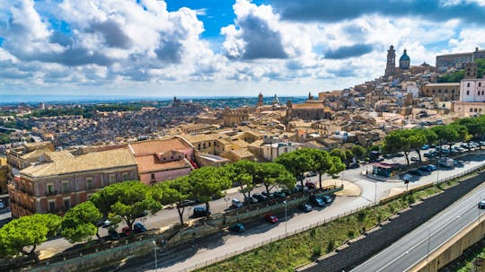 Caltagirone siciliansk keramik-tur från Taormina