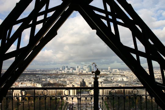 Paris på kvällen: Gå-förbi-kön inträde och guidat besök av Eiffeltornet