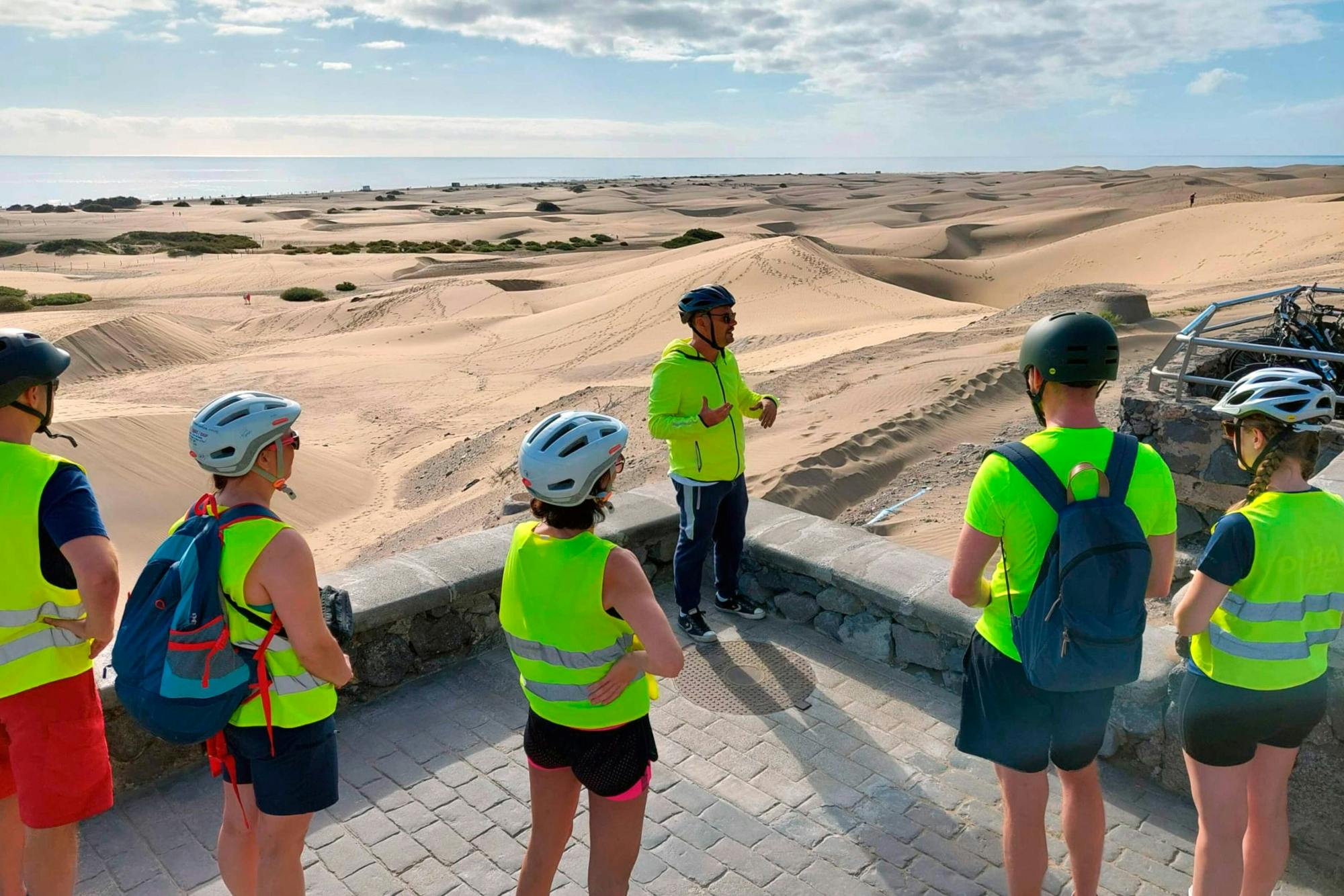 Maspalomas-utflykt med elcykel och kameltur