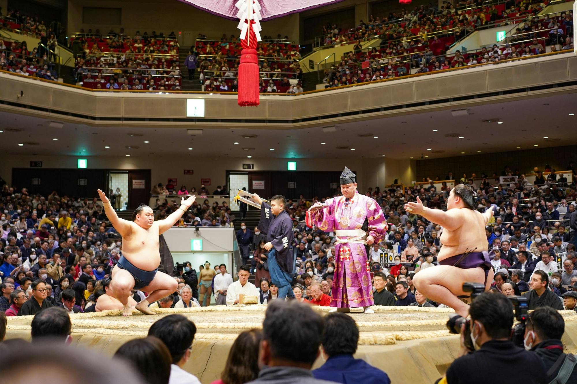 Visita guiada al Gran Torneo de Sumo de Tokio con entradas premium