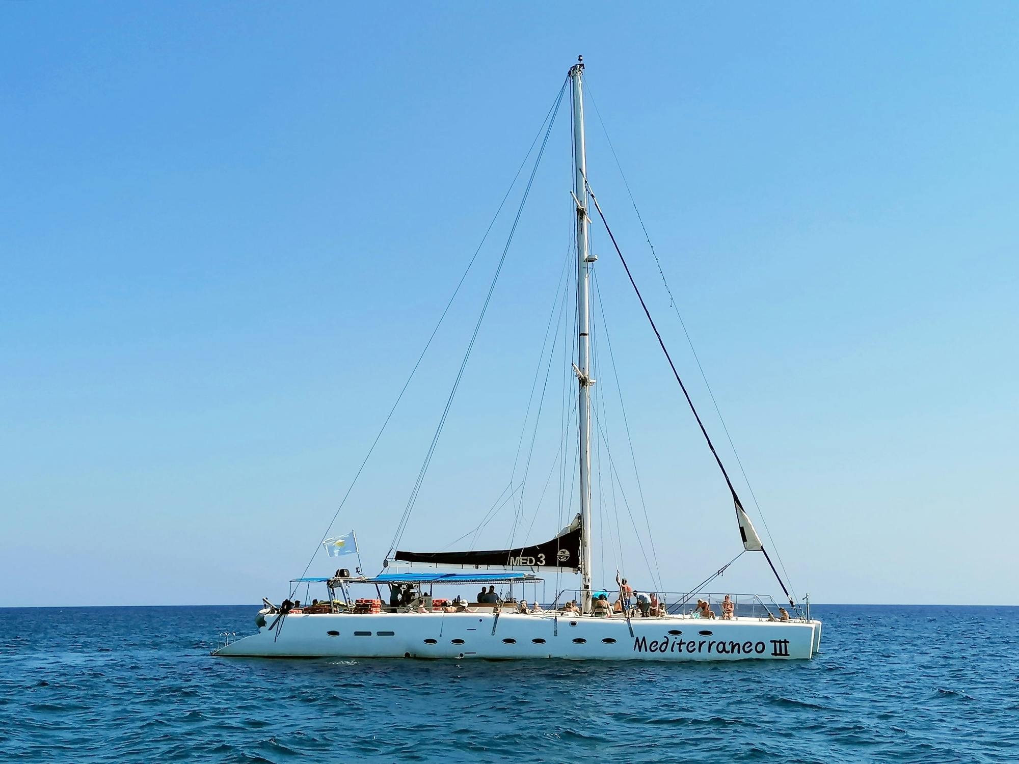 Balos and Gramvousa Catamaran Cruise from Kissamos with Transport