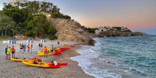 Kayak al chiaro di luna con cena da Villajoyosa