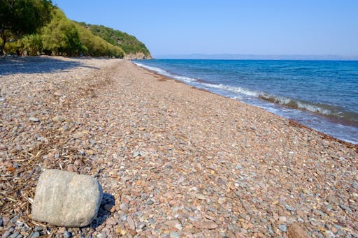 North Lesbos Boat Cruise with Barbecue from Petra