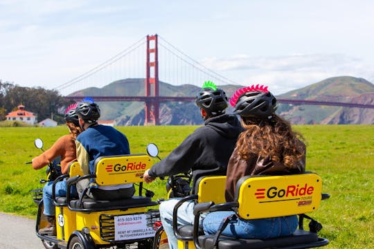 Wypożyczalnia skuterów elektrycznych z wycieczką z narracją GPS do mostu Golden Gate