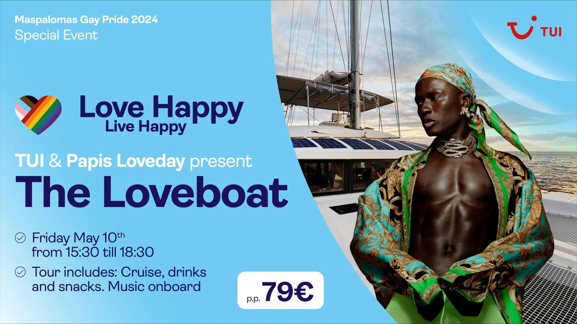 Maspalomas Pride 2023 – Papis Loveday – The Loveboat