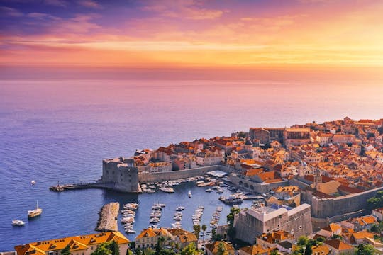 DUBROVNIK SUNSET & OLD TOWN AT NIGHT