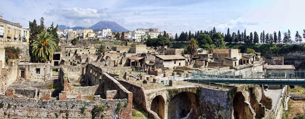 Halve dag rondleiding door Herculaneum met toegangskaarten vanuit Sorrento