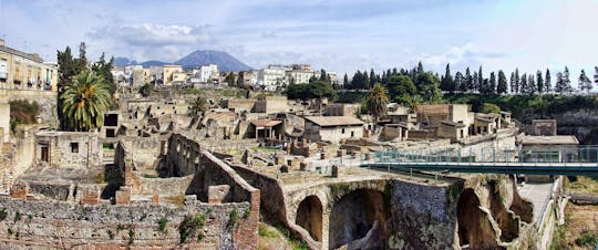 Halve dag rondleiding door Herculaneum met toegangskaarten vanuit Sorrento