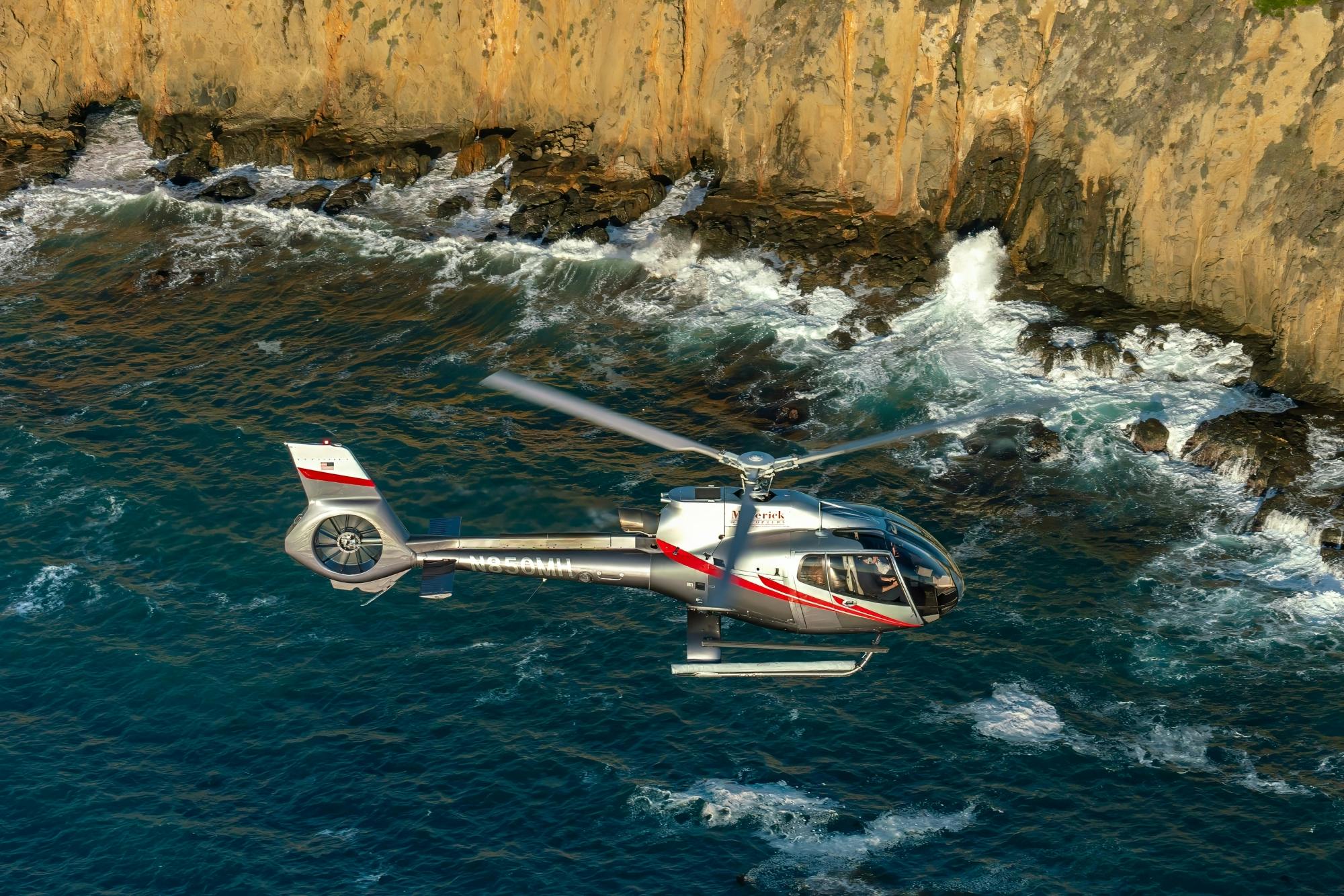 Helikoptervlucht langs de kust van Californië