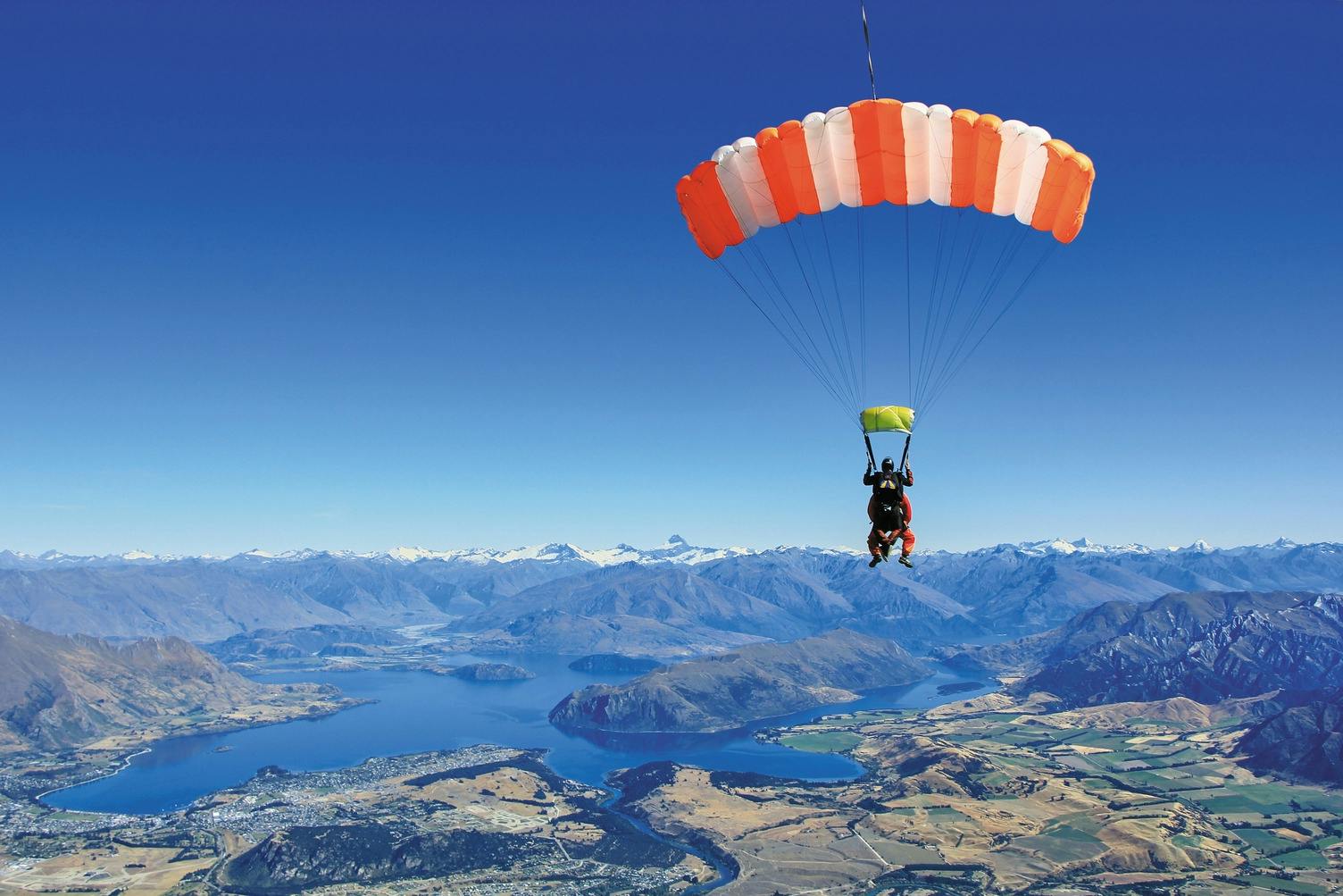 15.000 Fuß Fallschirmsprung in Wanaka