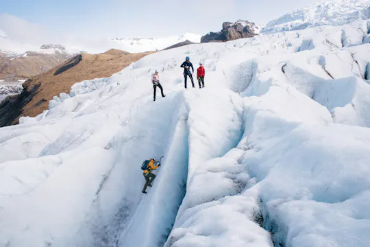 Randonnée glaciaire et escalade de glace en Islande