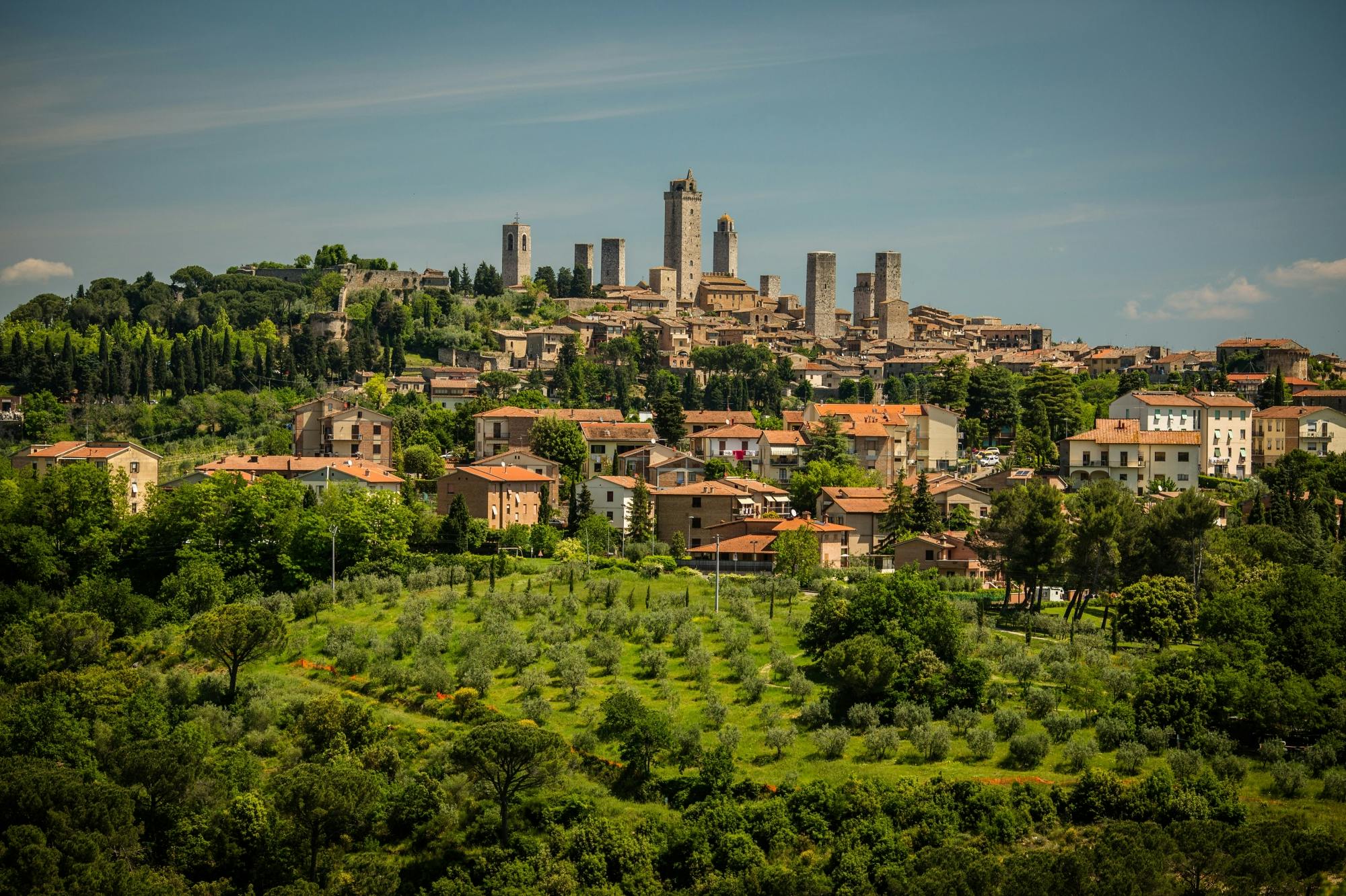 Siena und San Gimignano ab Florenz mit Mittagessen im Chianti-Gebiet