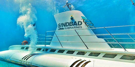 Passeio submarino Sindbad com transporte de ida e volta em Hurghada