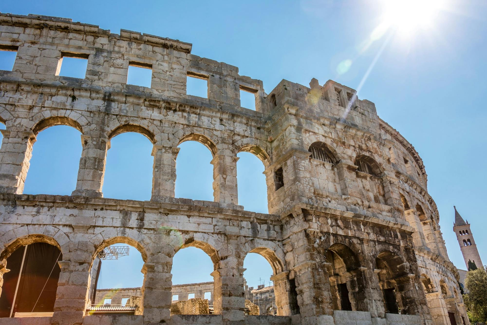 Ancient Pula with Roman Amphitheatre