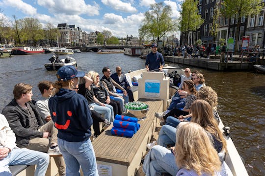 Amsterdams höjdpunkter och lokala insikter båttur på kanalen