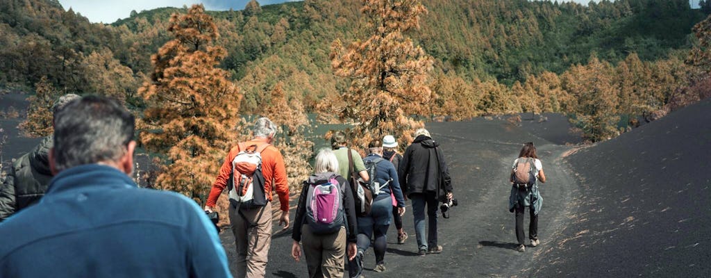 Entrada de senderismo al volcán Tajogaite