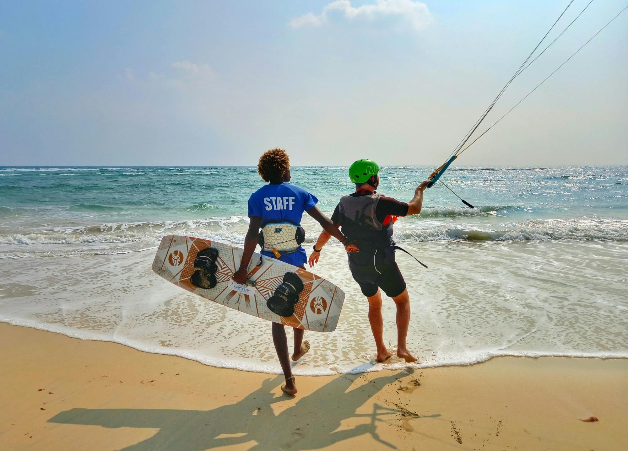 Privé kitesurfles met Atlantic Star