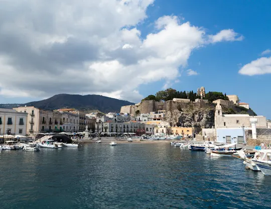 Îles de Lipari et Vulcano depuis Cefalù