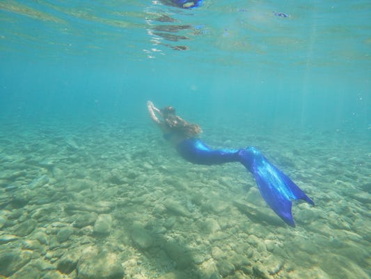 Experimente o curso de mergulho sereia em Agia Pelagia