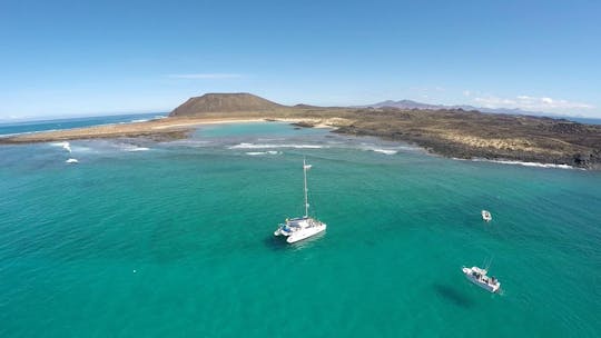 Luxury Oby Catamaran Cruise from Corralejo