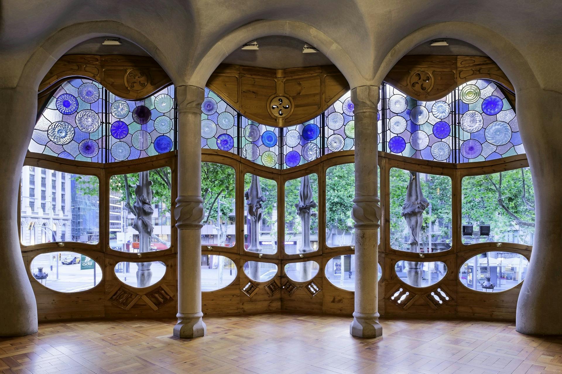 Vormittagsbesuch der Casa Batlló vor der Eröffnung mit Audioguide