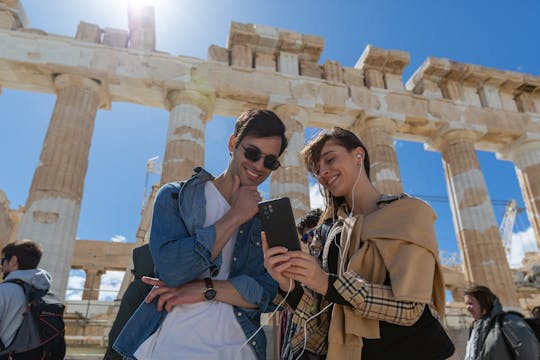 Visite autoguidée de l'Acropole avec représentations AR, audio et 3D