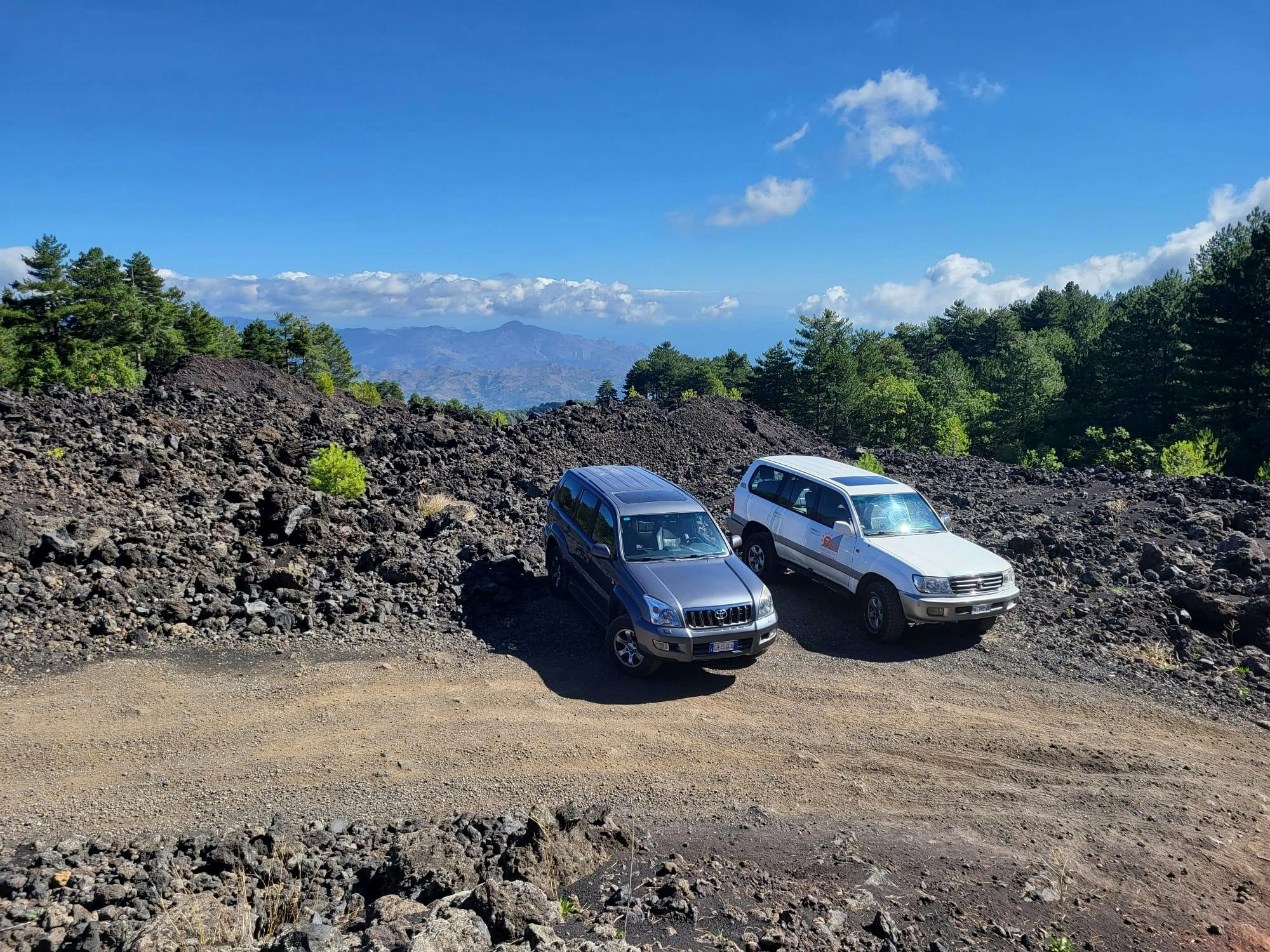 Excursion guidée hors route d'une journée complète en 4x4 sur l'Etna