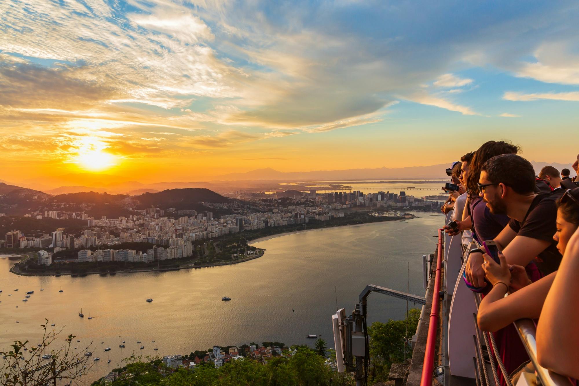 Visita guiada ao pôr do sol do Cristo Redentor, Selarón e Pão de Açúcar no Rio