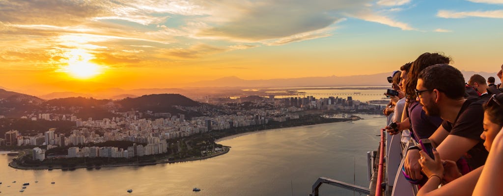 Geführte Tour zu Christus dem Erlöser, Selarón und dem Zuckerhut bei Sonnenuntergang in Rio