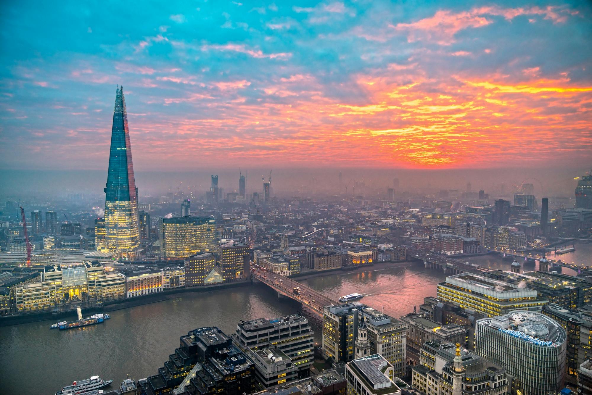 Wandeltocht langs bezienswaardigheden in Londen met toegang tot The Shard