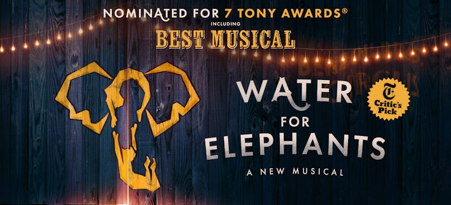 Ingressos da Broadway para Água para Elefantes
