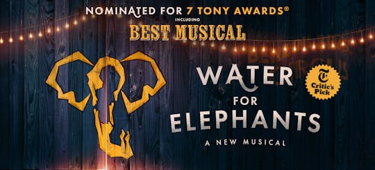 Bilety na Broadway na spektakl „Woda dla słoni”.
