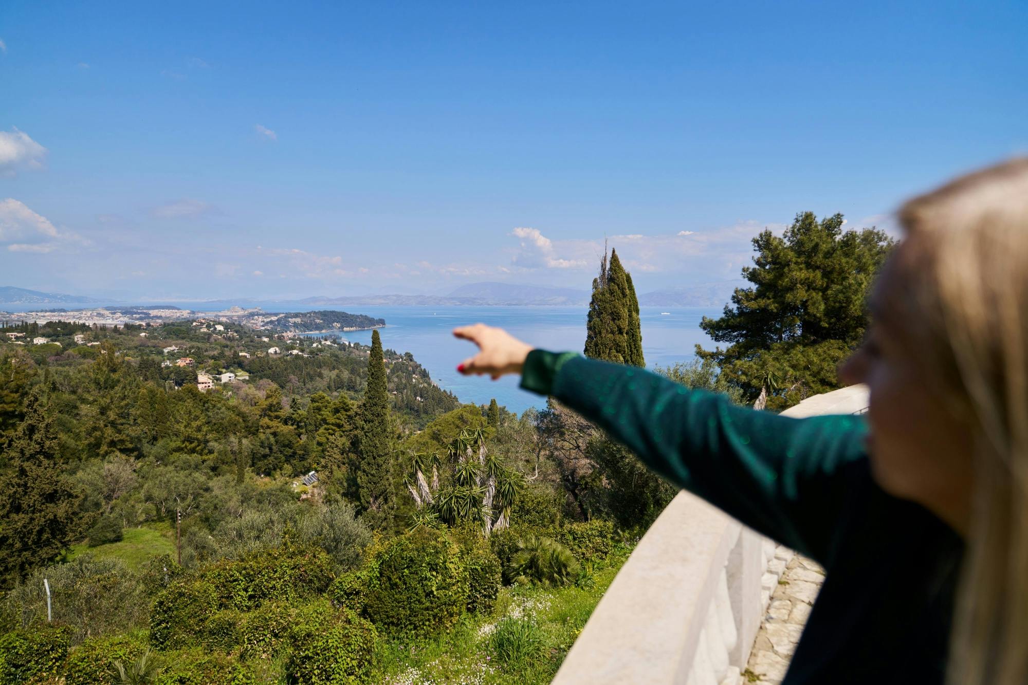 Corfu Town Tour with Achillion Palace and Paleokastritsa