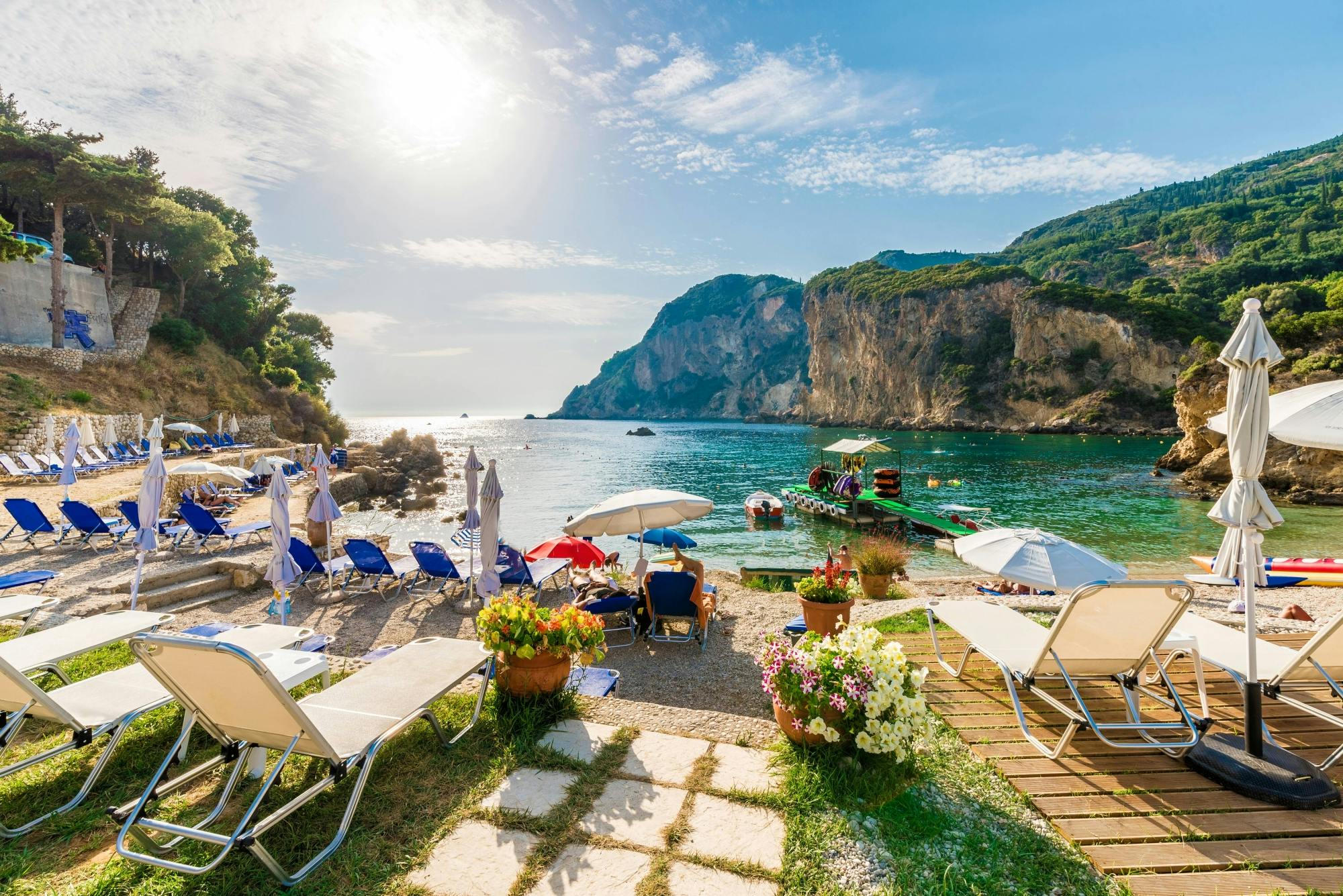 Corfu Island Tour with Achillion Palace, Paleokastritsa and Kassiopi