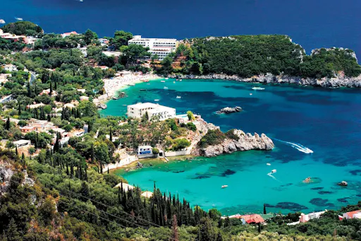 Small Group Corfu Tour with Achillion Palace and Paleokastritsa