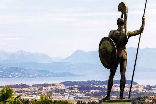 Small Group Corfu Tour with Achillion Palace and Paleokastritsa