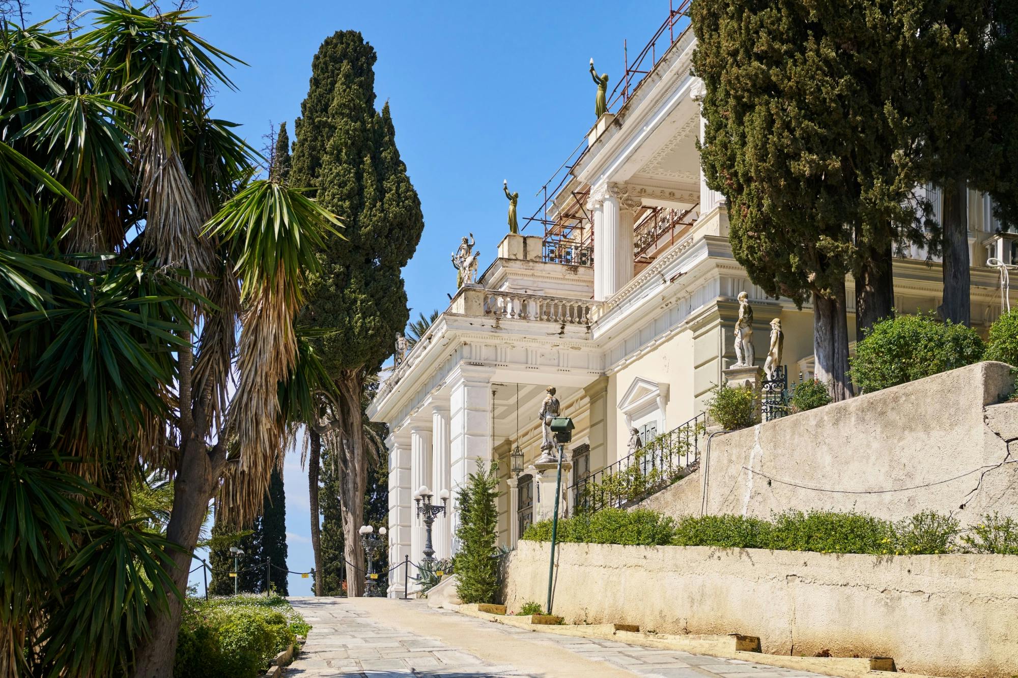 Corfu Town Tour with Achillion Palace and Paleokastritsa