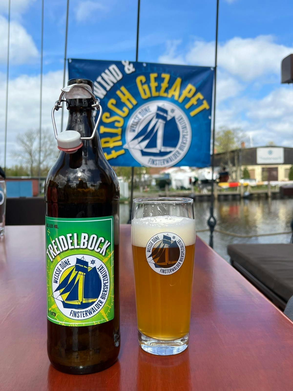 Zeiltocht met eten en bierproeven van Wolgast