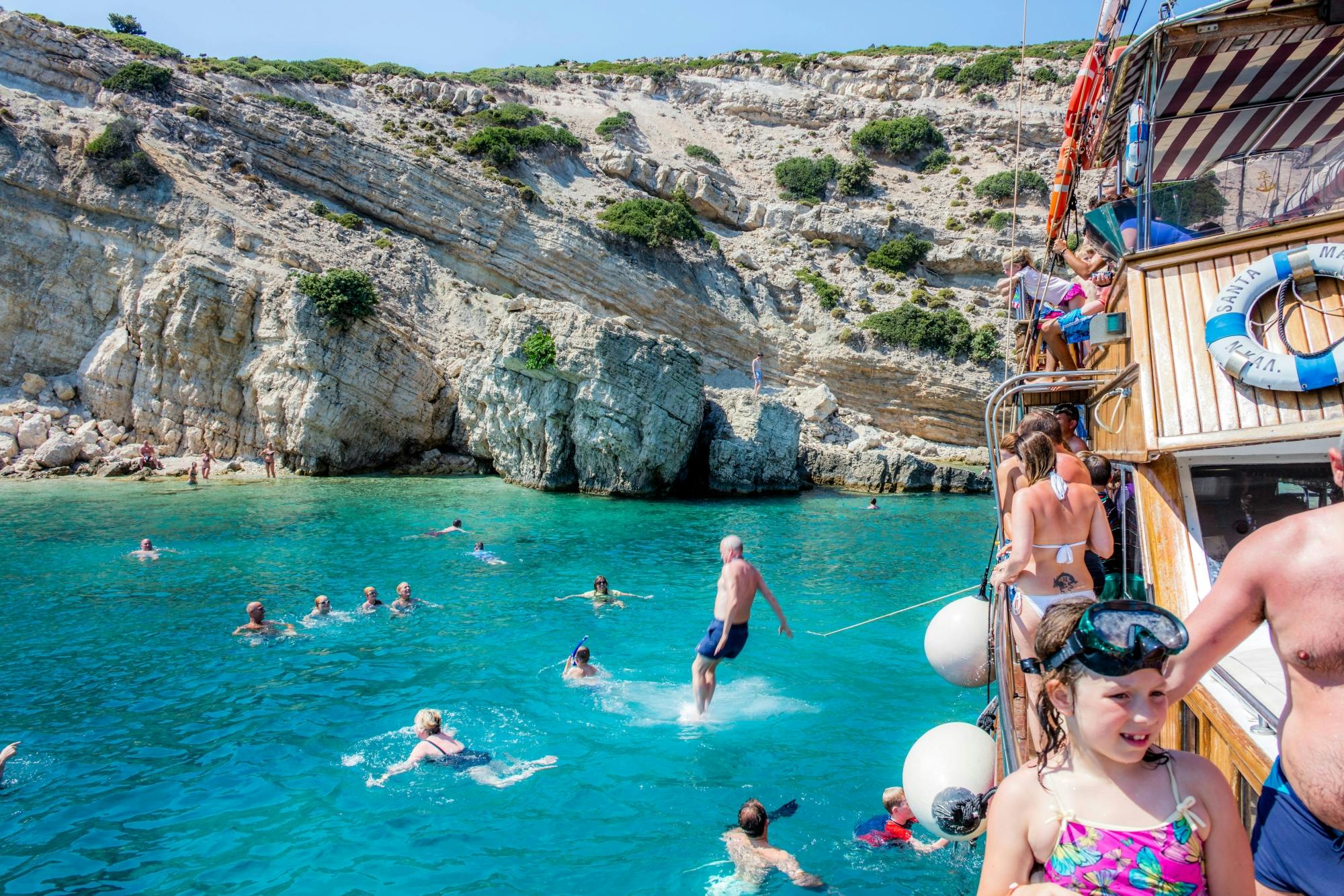 Croisière sur la mer Égée avec déjeuner sur l'île de Kalymnos