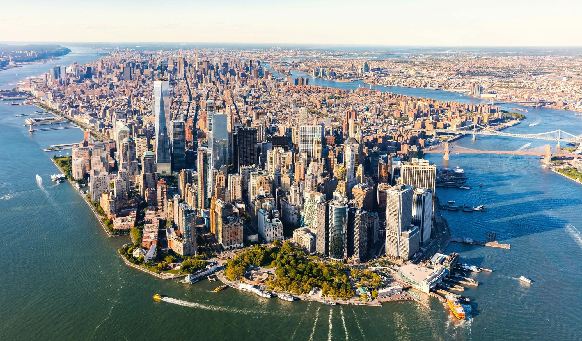 Gedeelde helikoptertour door New York vanuit Westchester