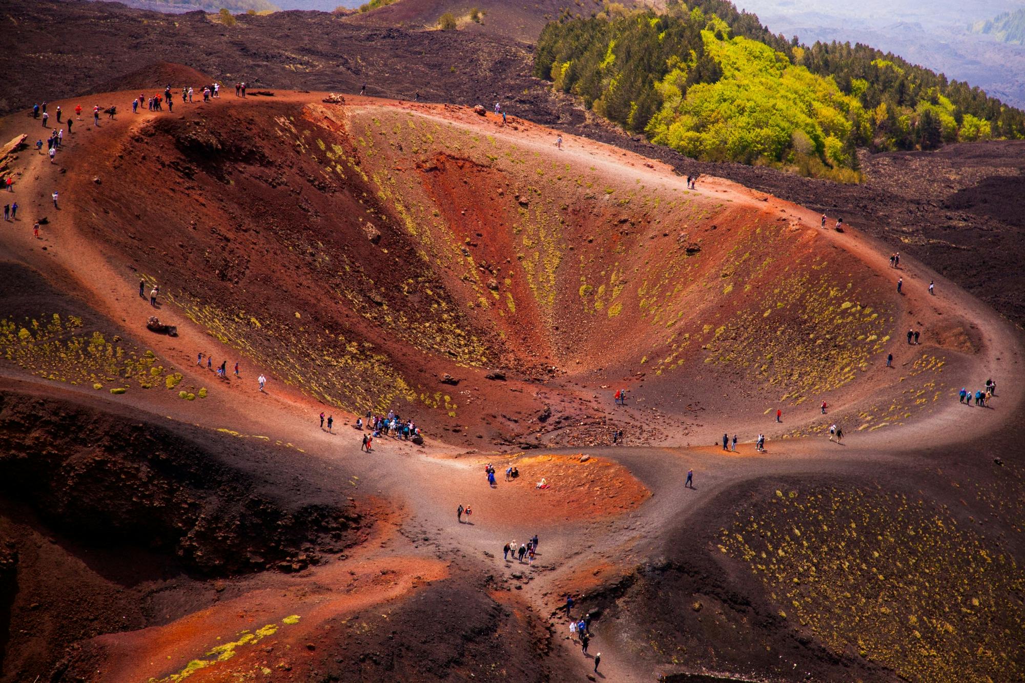 Excursion d'une demi-journée sur le côté sud de l'Etna à 2900 mètres de Taormina