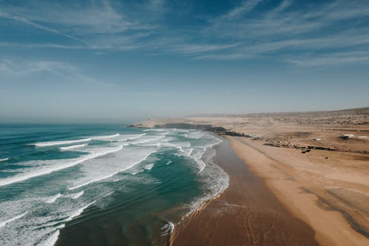 Balade à dos de chameau au coucher du soleil avec dîner barbecue au départ d'Agadir ou de Taghazout