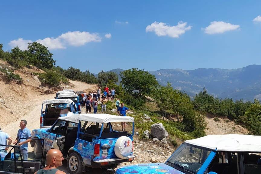 4x4-Safari zu den wilden Regionen der albanischen Riviera ab Vlora