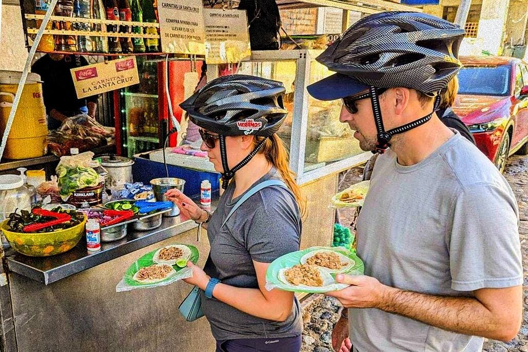 Downtown Puerto Vallarta Taco Tasting E-bike Tour