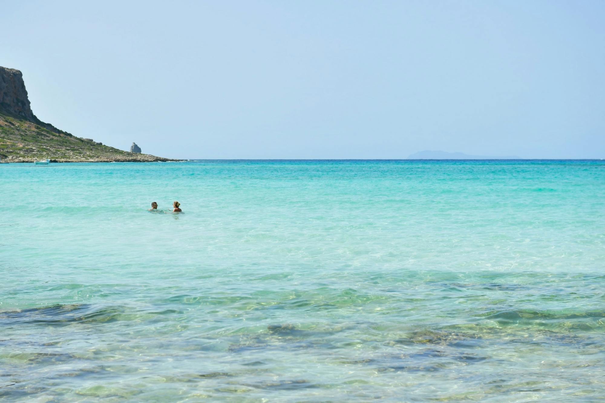 Balos and Gramvousa Catamaran Cruise from Kissamos with Transport