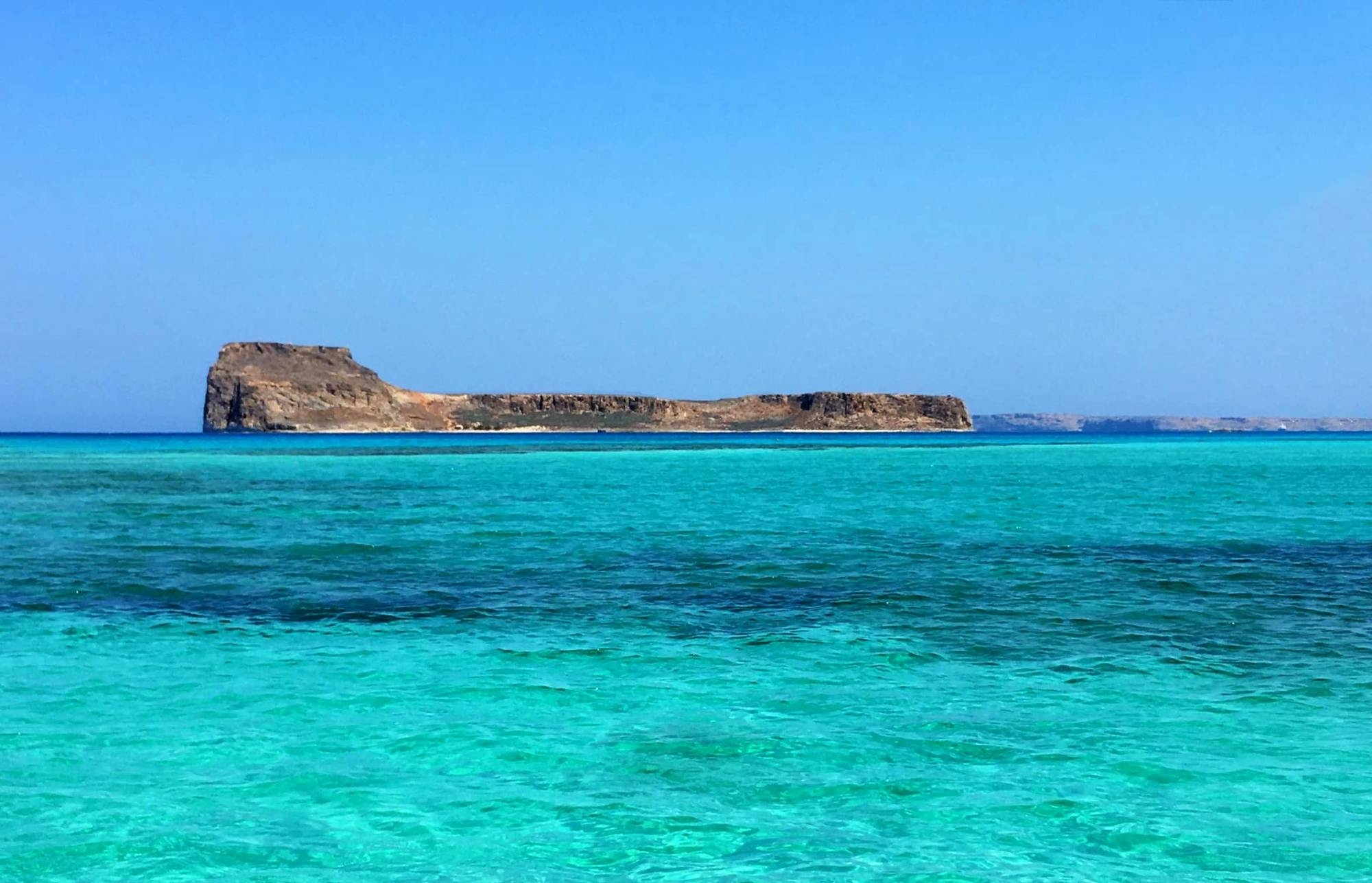 Balos and Gramvousa Catamaran Cruise from Kissamos with Transport